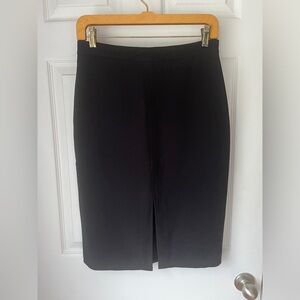 Ann Taylor pencil skirt in solid black